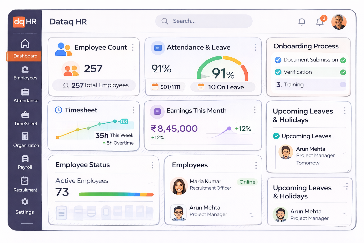 DataqHR Onboarding & Payroll